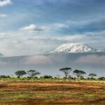 Mount Kilimanjaro rising above the surrounding plains